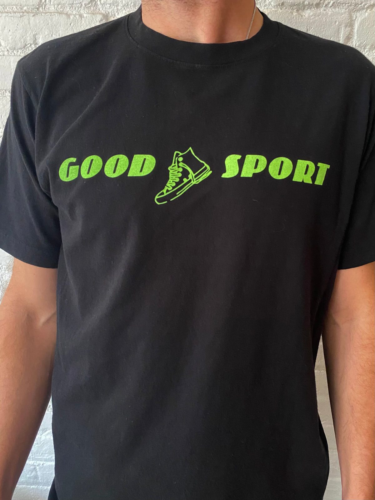 Good Sport Tee - Black/Grass