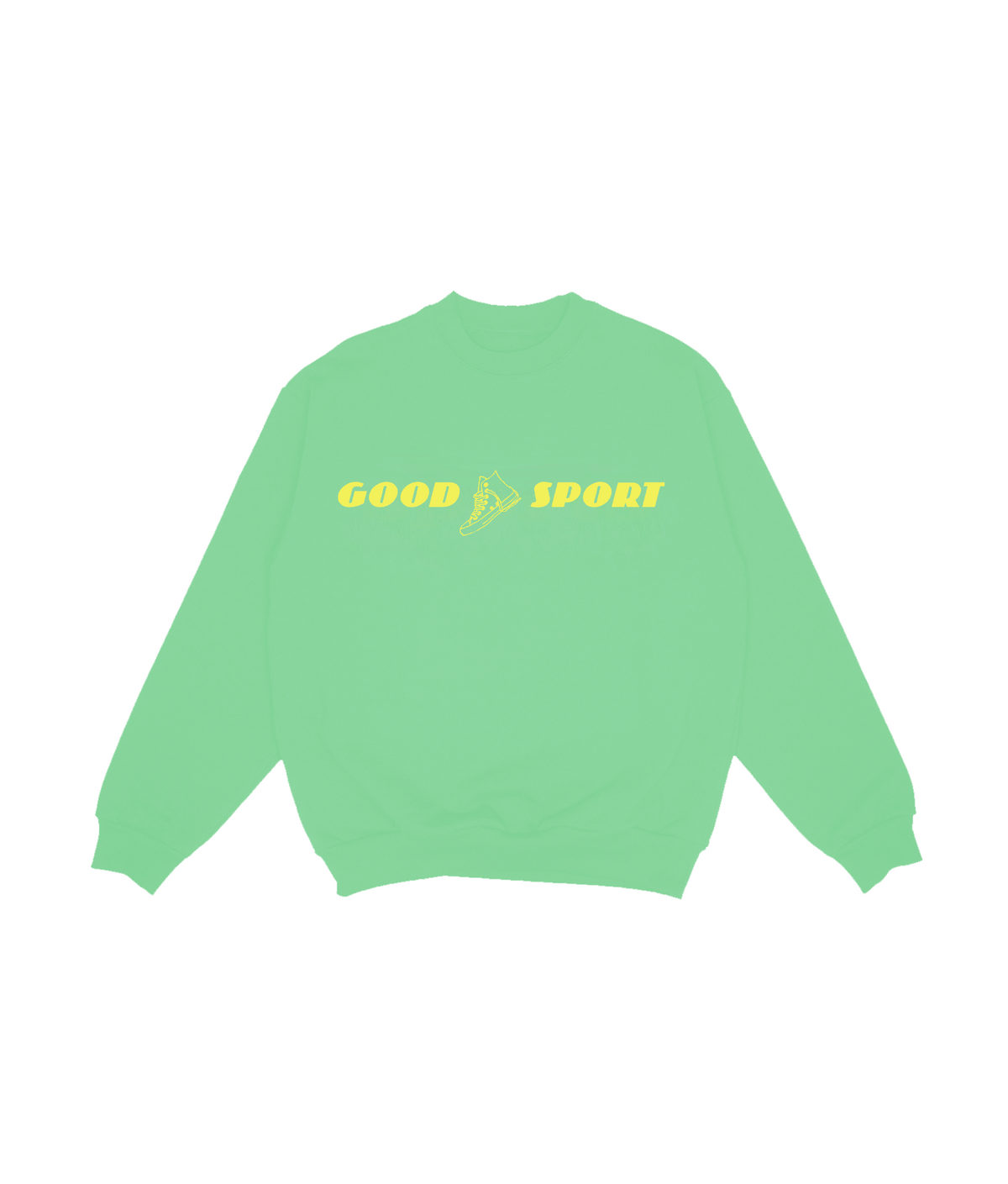 Good Sport Crewneck - Grass/Lemon